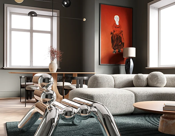 Kitchen & Living room