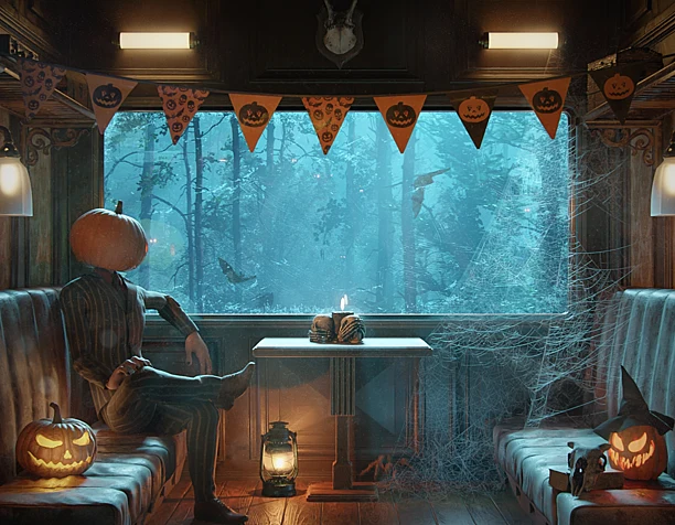 Pumpkin Jack едет на вечеринку