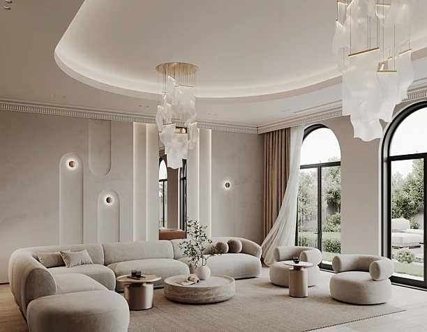 Villa, Living Room)