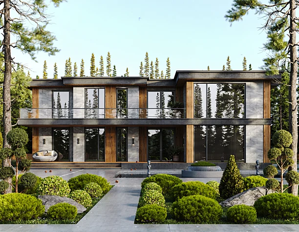 RESIDENCE IN GABALA | ARCHITECTURE