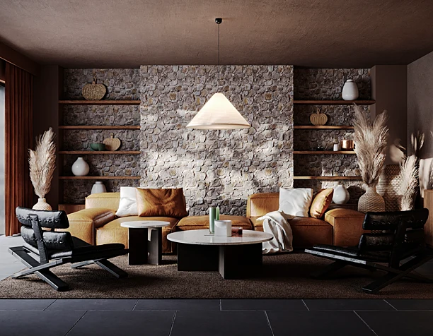 Interior vizualization(сделано по референсу)