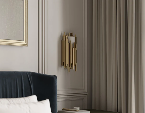 A bedroom In the neoclassical style