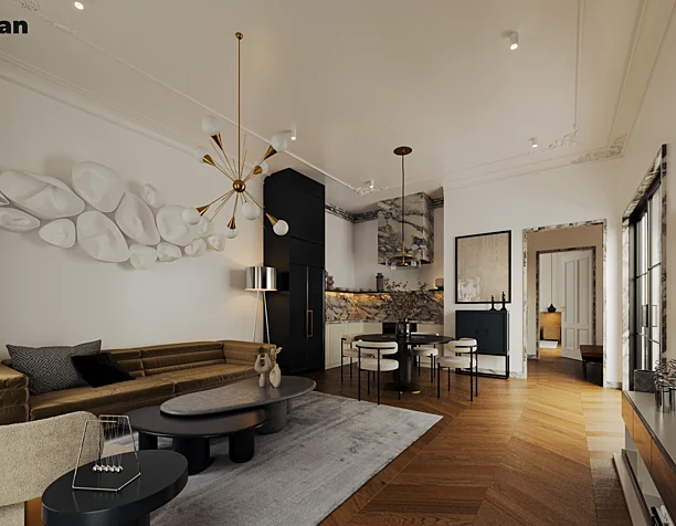 Apartament in London by Taypan Design