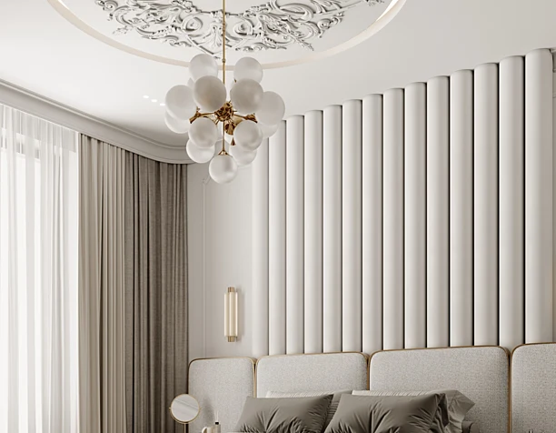 Master bedroom in neoclassical style