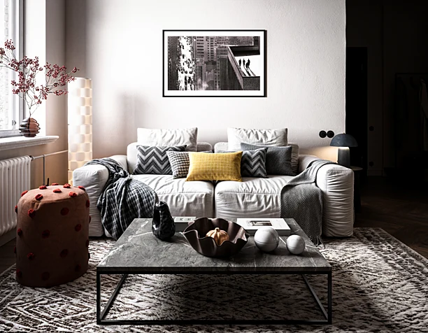 Small scandi room.