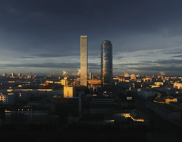 Open tower / black / white