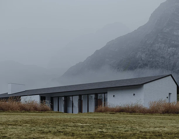 House in mountains