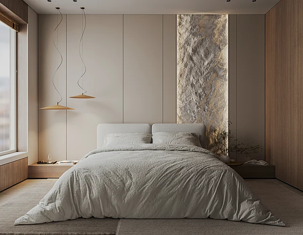 Japandi Bed room design