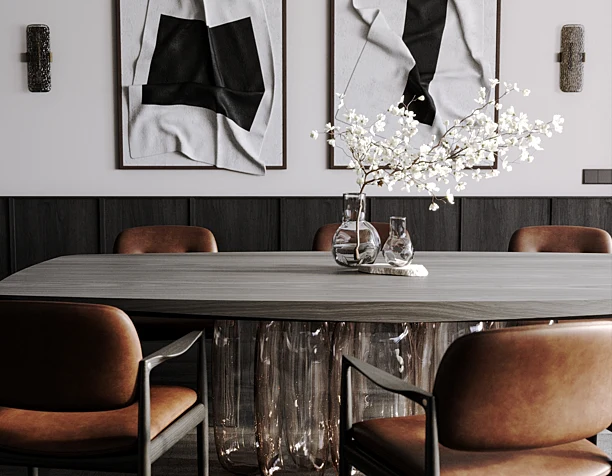 The dining room