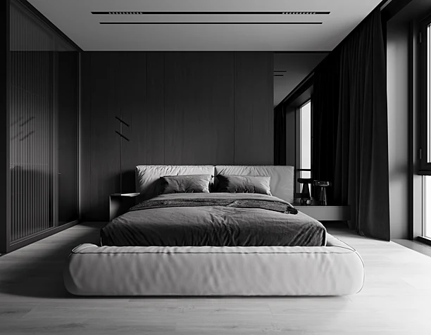 Dark Bedroom