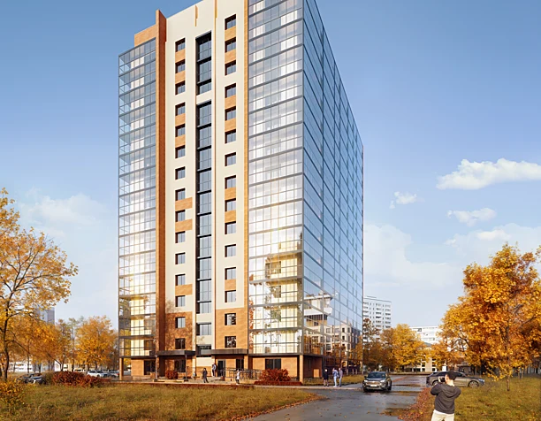 Autumn visualization of the building