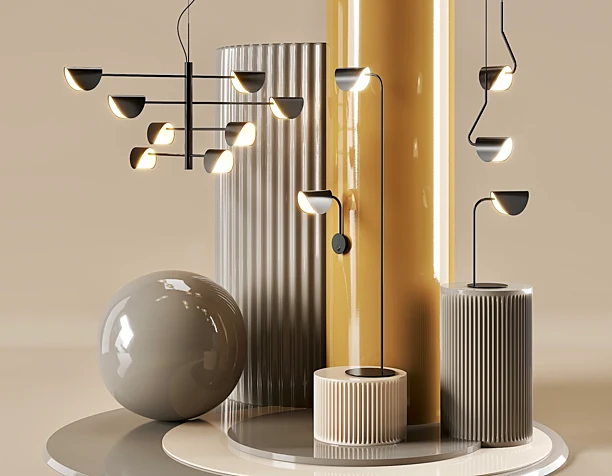 Conceptual Staging for Lighting Collection Presentation