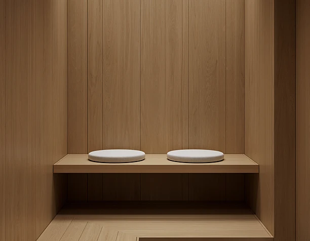 Spa area in a residential building