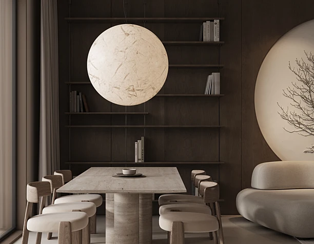 living room / kitchen