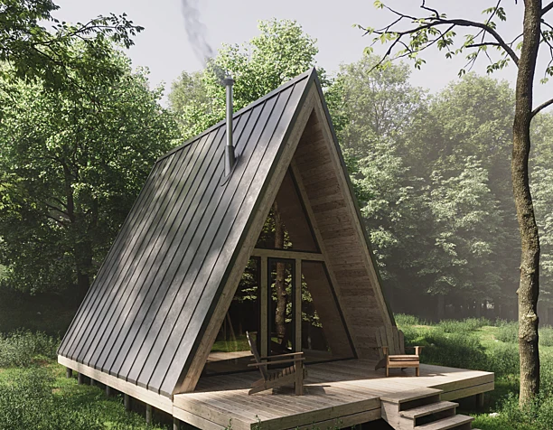 A-frame house