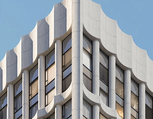Brutal Concrete Building