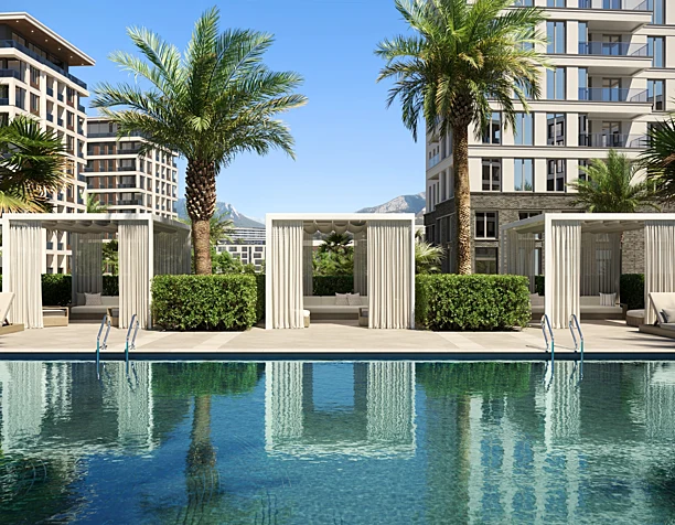 Stylish Poolside Oasis