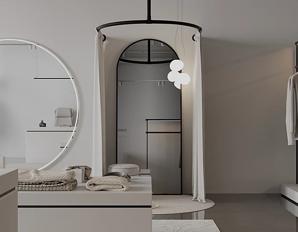 Minimalist boutique and showroom for ladies