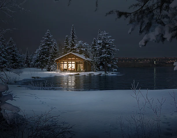 Winter evening