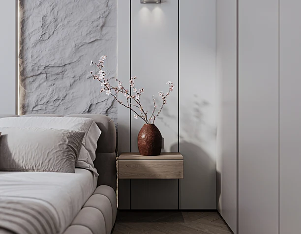 Design minimalism. Bedrooms