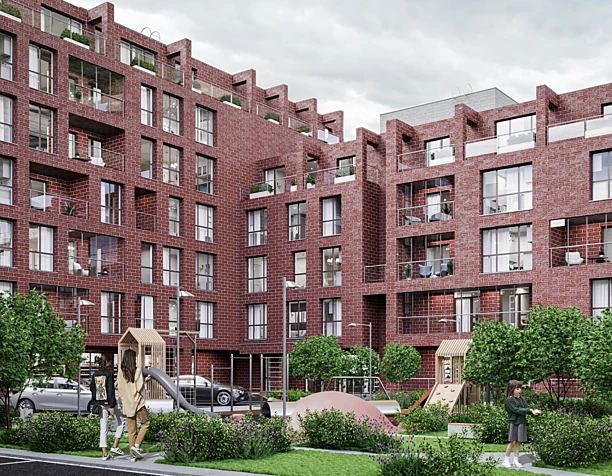 Brick Residential Building