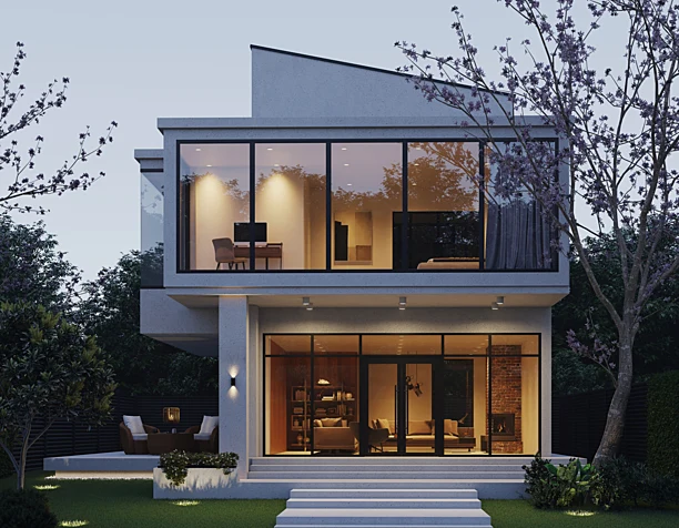 Modern house exterior
