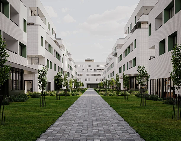 Contemporary White Residences