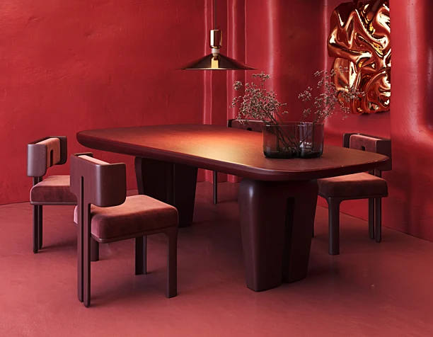 Boon dining table set by Atelier Pendhapa