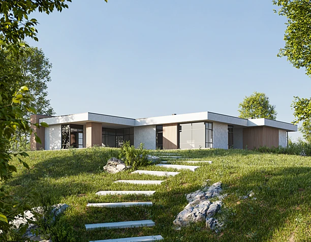 A house in the mountains