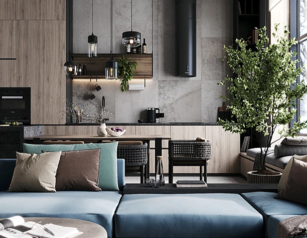 Modern livingroom interior