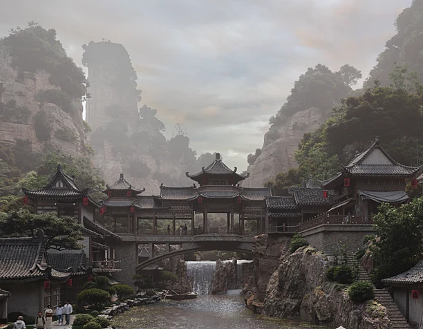 Chinese village