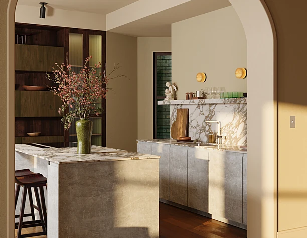 Amity Street Apartment  (сделано по референсу)