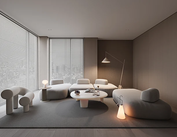 Minimalistic living room