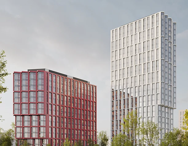 Tower render in the clouds