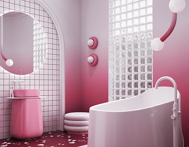 Berry Mousse Bathroom