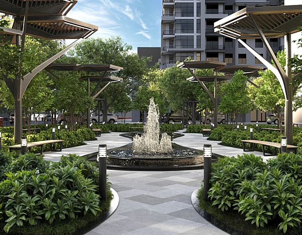 Modern Urban Recreation Area