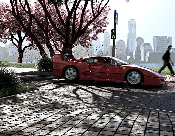 Ferrari F40(сделано по референсу)