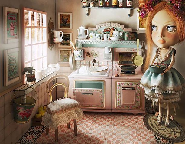 Dollhouse (сделано по референсу)