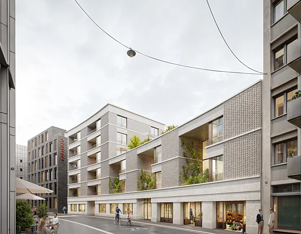 Wassergasse, St. Gallen Wohn- und Gewerbehaus