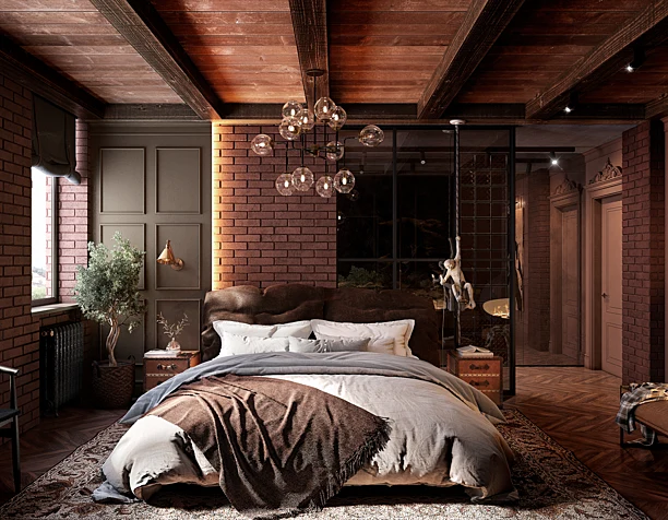 Brutalism bedroom style