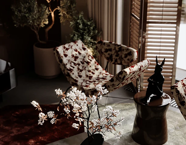 The Living Lounge: A Pop of Personality