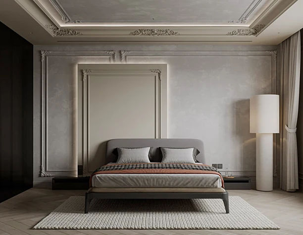 Neoclassic master bedrooom