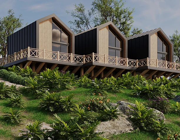 COTTAGE LANDSCAPE DESIGN IN YENOKAVAN