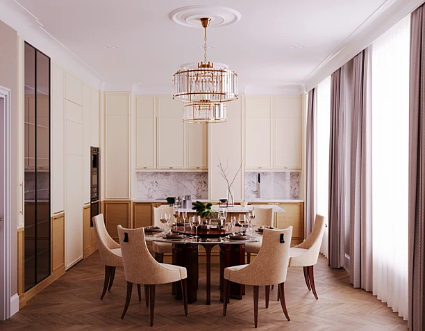 Neoclassical style kitchen