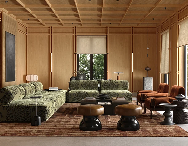 Living room in USA