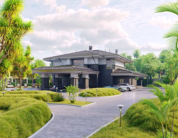 Modern Tropical Villa / Современная вилла в тропиках