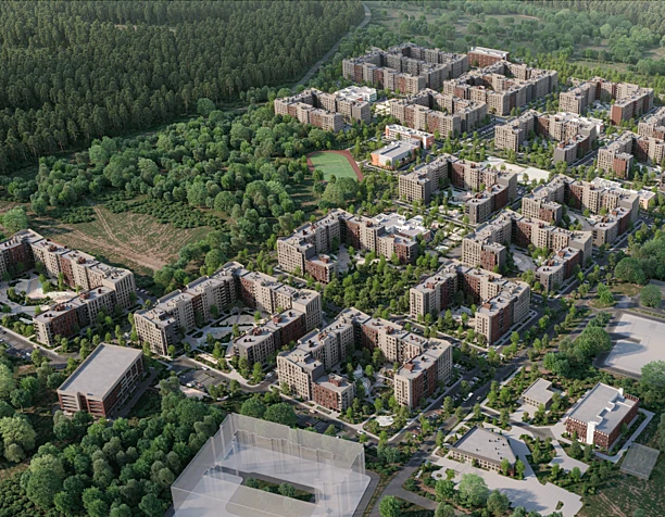 Визуализация жилого квартала в г. Санкт-Петербург