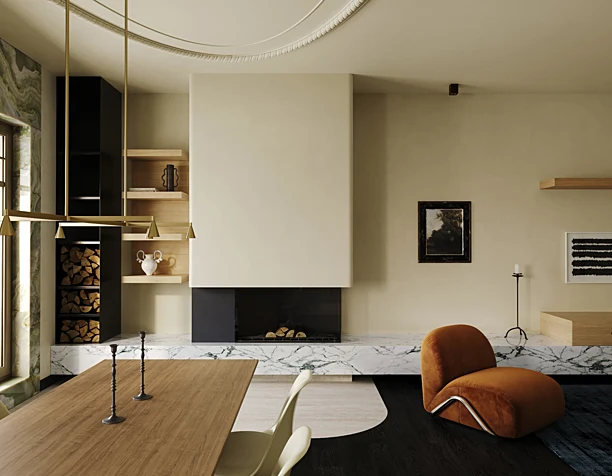 Apartment visualization based on reference
