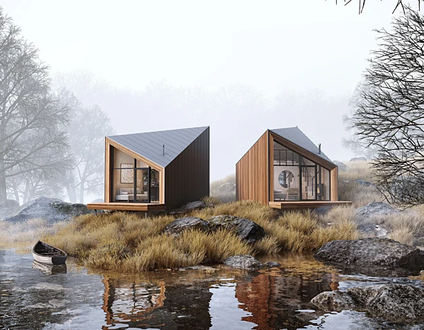 Glamping cabin