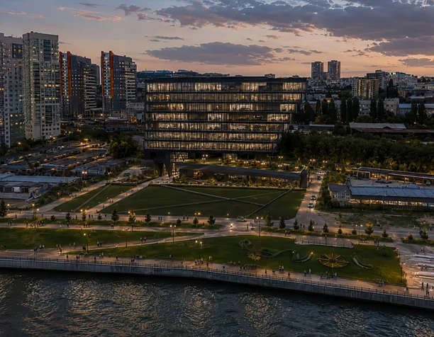 Business center on the embankment in Saratov